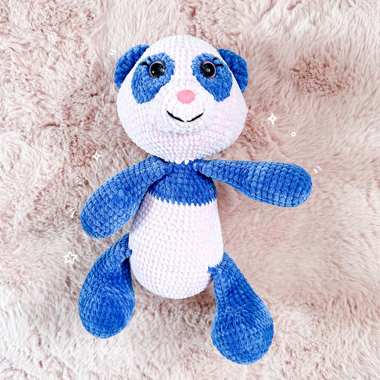 Made by MamaFoxy: Handcrocheted Teddybär "Lilly" & "Mitty"