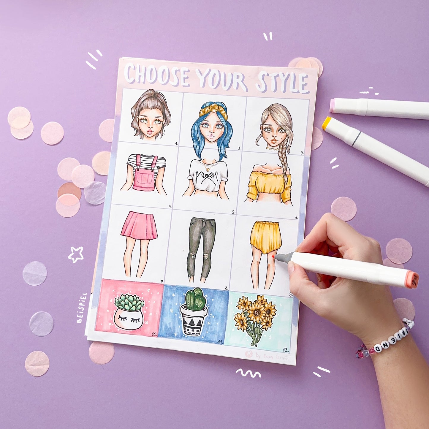 Outfitbingo Bundle 1 & 2 by Foxy Draws