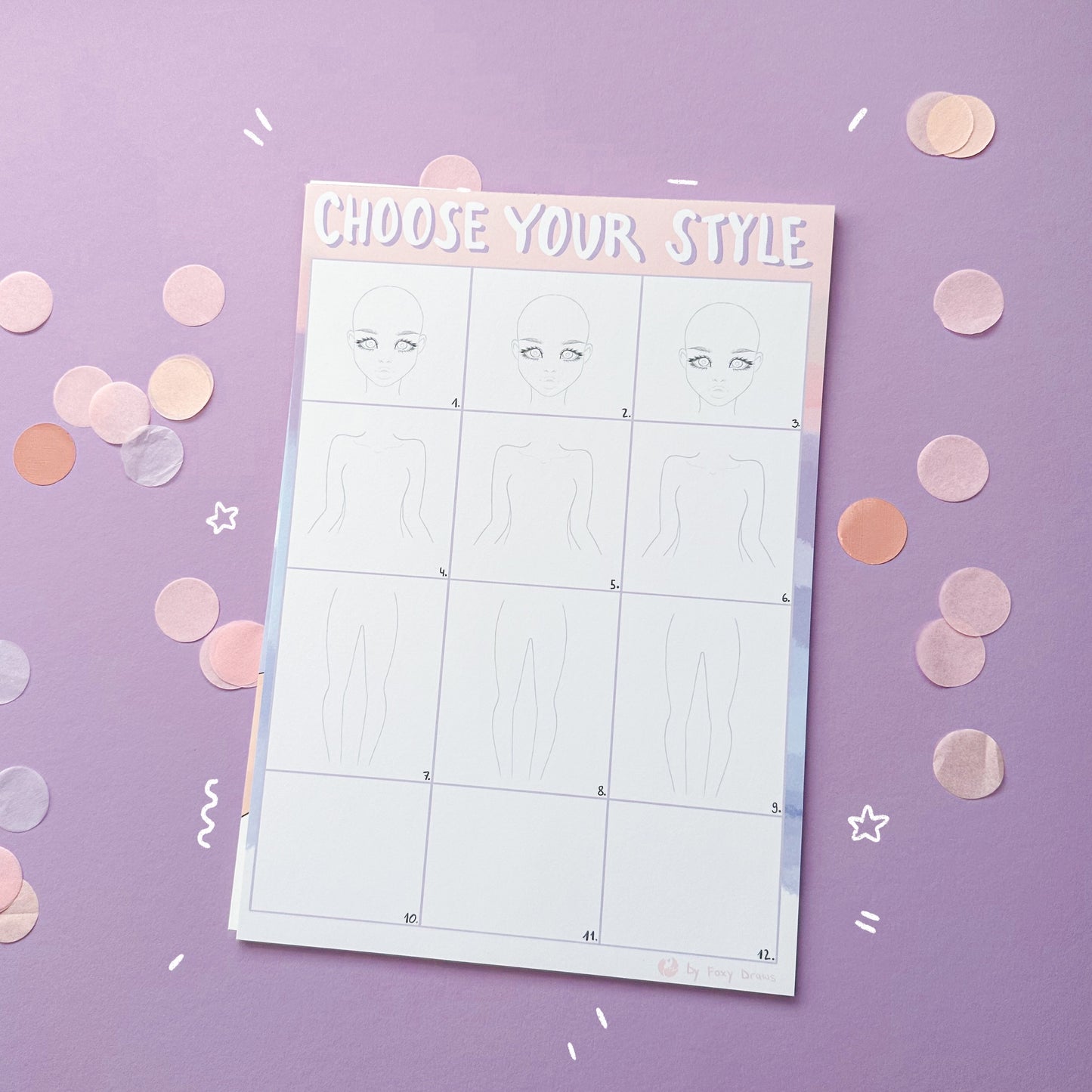 OutfitBingo 1 by Foxy Draws