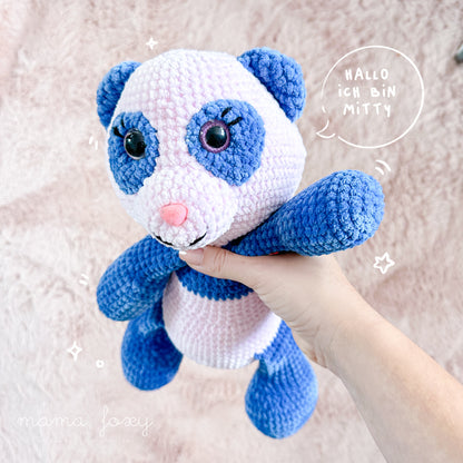 Made by MamaFoxy: Handcrocheted Teddybär "Lilly" & "Mitty"