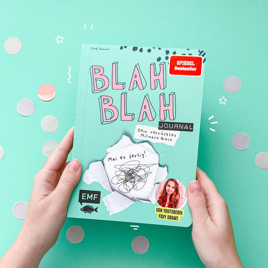 Blah Blah Journal - Your crazy activity book by Foxy Draws