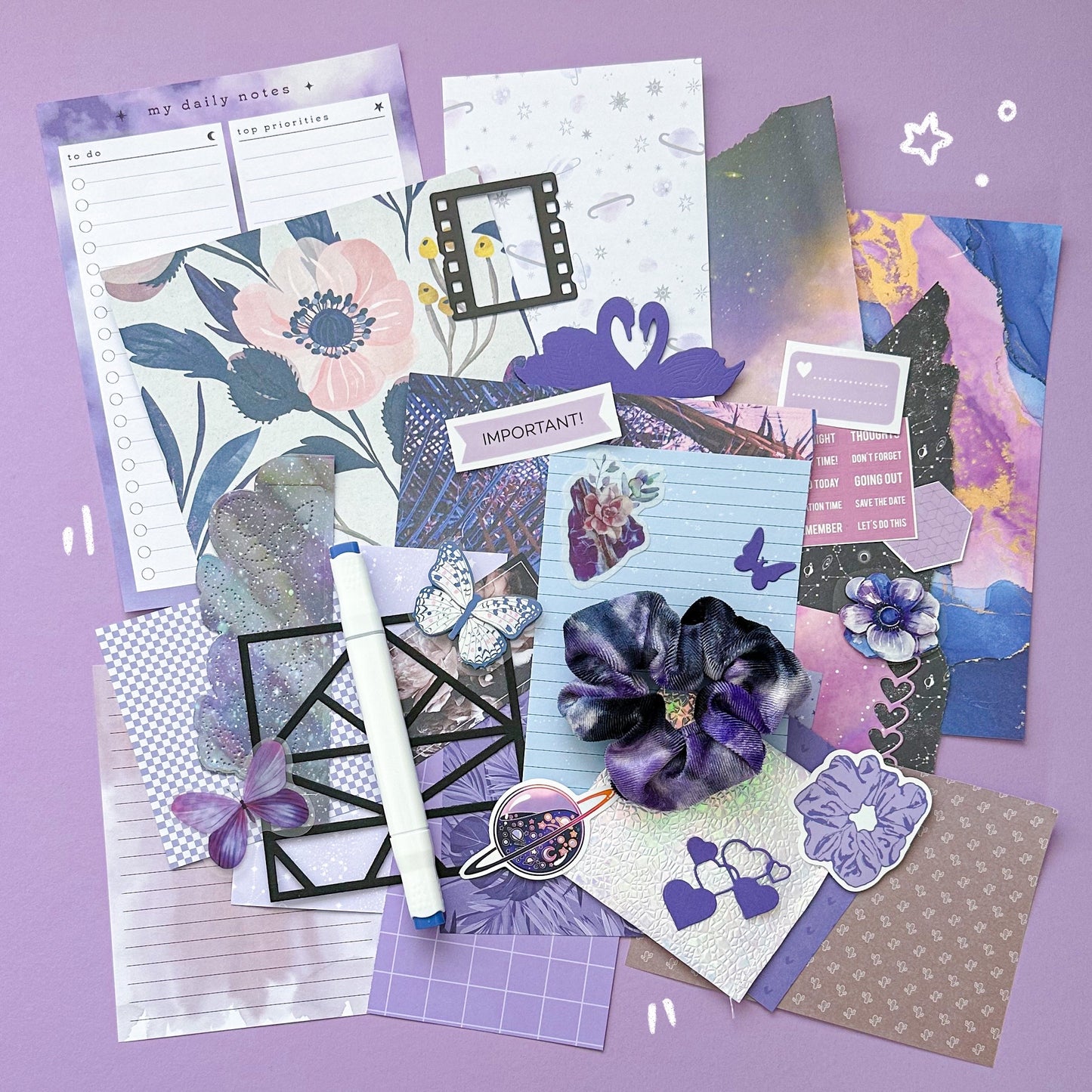 Foxy Mystery Bag Purple Night